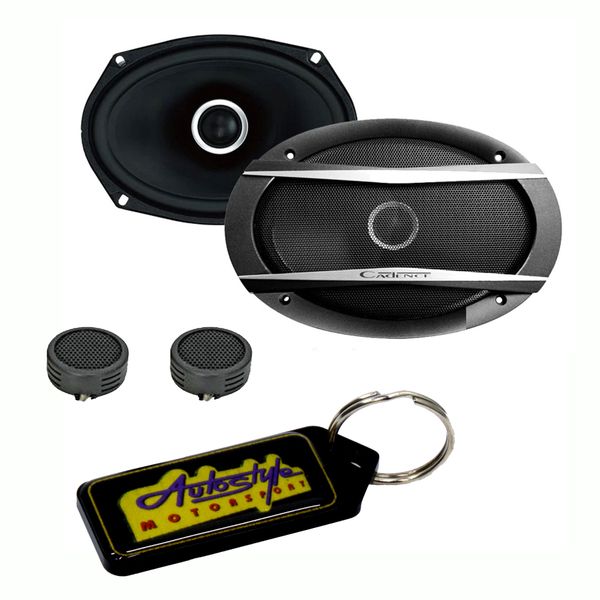 Cadence 6×9" 130w Super Slim 2way Speakers &amp; Evo Tweeters &amp; Key Holder