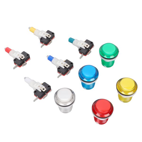 32mm LED Arcade Buttons (5 Colors)