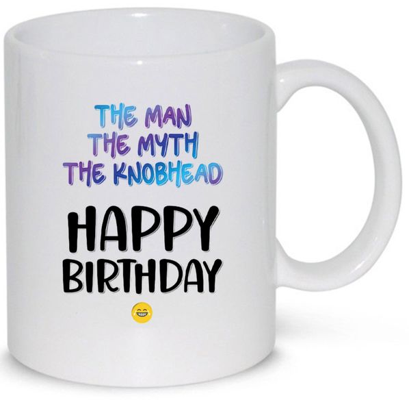 The Man The Myth The Knobhead Birthday Gift 11Oz Premium Coffee Mug