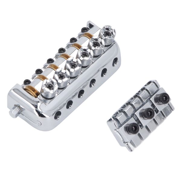 Headless Alloy Steel 6-String Guitar Bridge Compatible With Practice