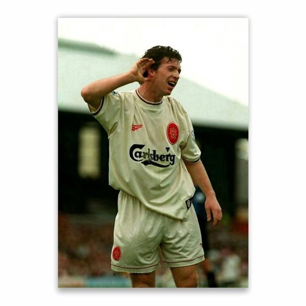 Robbie Fowler Away Kit Poster - A1