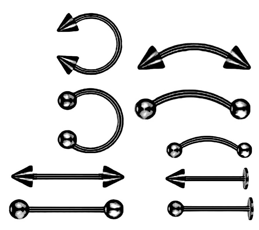 12 Black Body Piercings A Rebel's Delight for Every Inch of You Lip