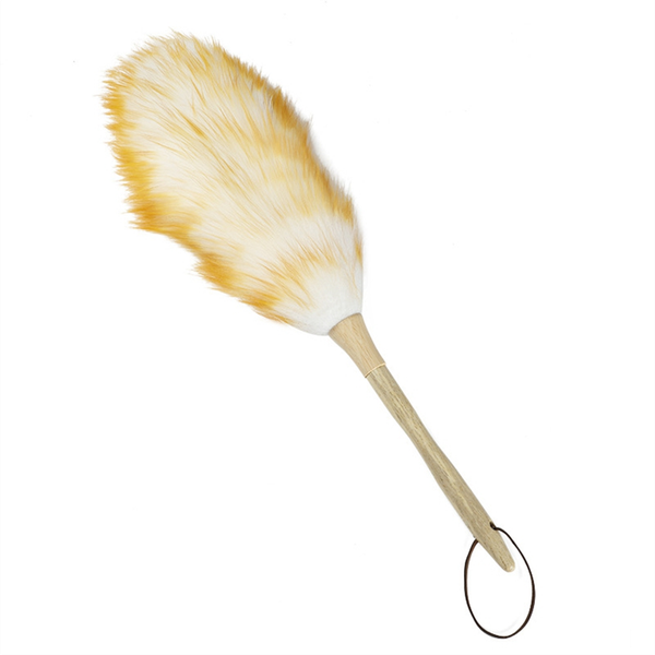 Lambswool Dusters with Solid Wooden Handle, Flexible Head, Anti-Static,for