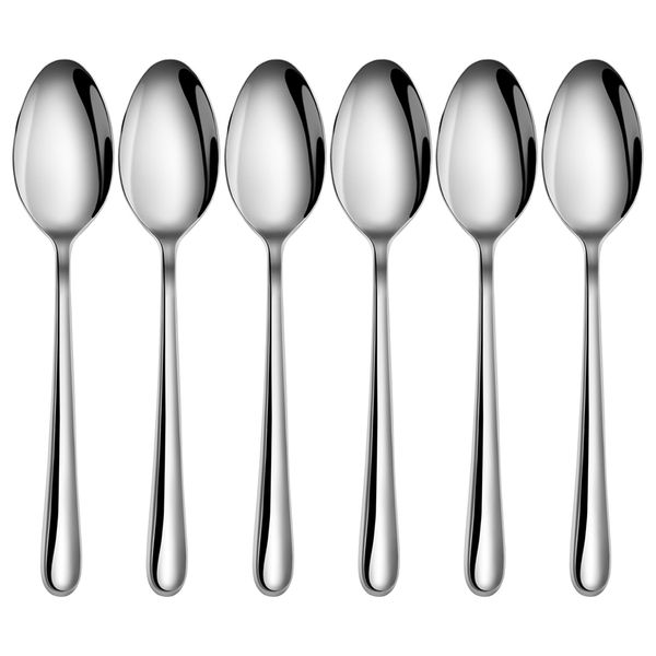 Stainless steel Mirror Finish Dinner Spoon, 8-Inch - Set of 6