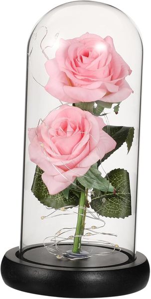 1pc Valentine Day Glass Shade Lamp Led Decoration