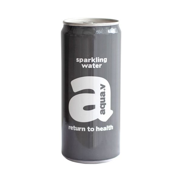 Aqua.v Cans - Sparkling Mineral Water 24 x 300ml