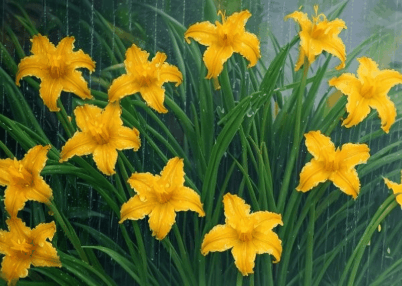 Canvas cm Home Decor Wall Art - Yellow Lillies