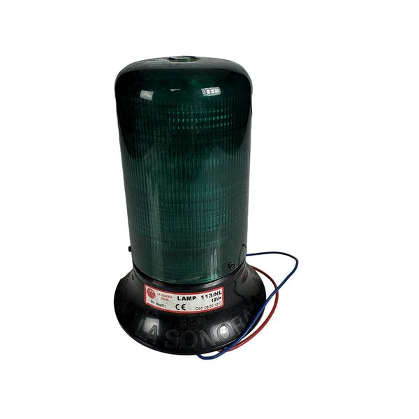 La Sonora - Green Flashing Beacon Safety Warning Light (110 FPM)