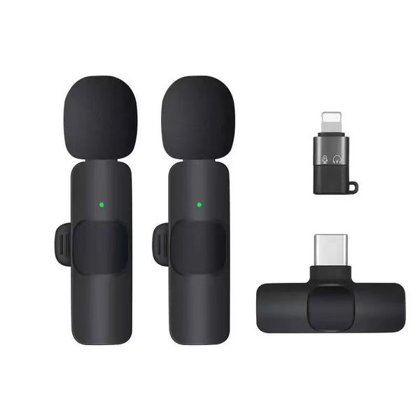 One-to-two wireless lavalier microphones for mobile phones