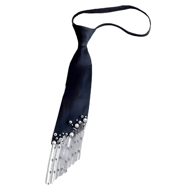ladies' Tassel Cravat Luxurious Necktie Highly Versatile Elegant and Casual
