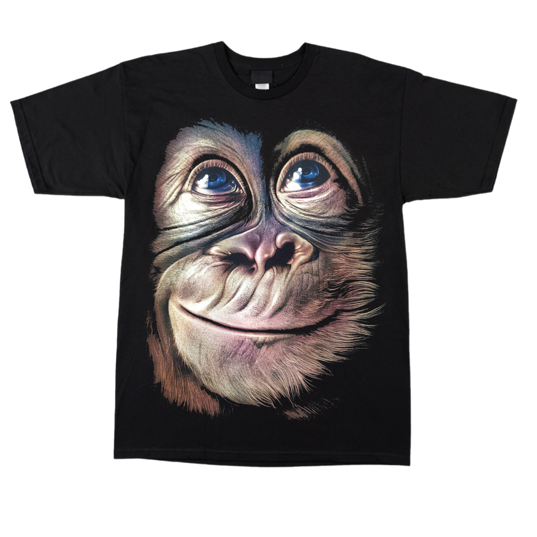 T-shirt-High Definition Glow In The Dark Monkey - Black | Shop Today