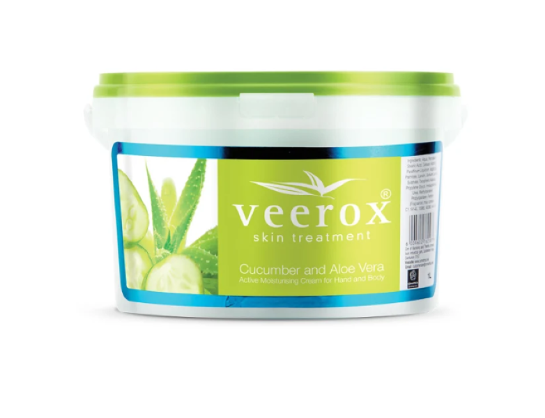 Veerox Cucumber &amp; Aloe Vera Active Moisturising Cream- 1L