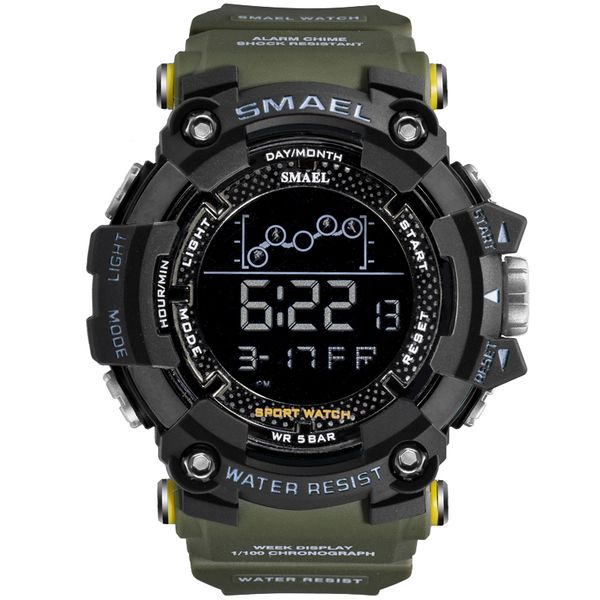 SMAEL 1802 Waterproof Watch - Army Green