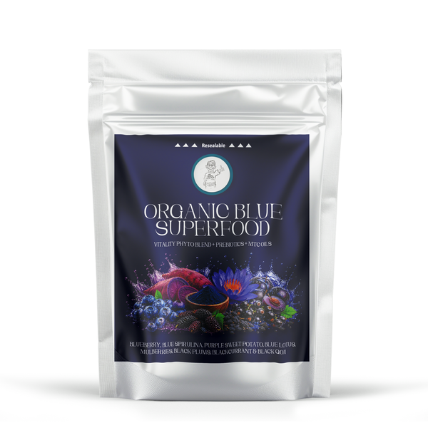 Organic Blue Vitality Phyto Blend - 80 Capsules - Family Immune Support