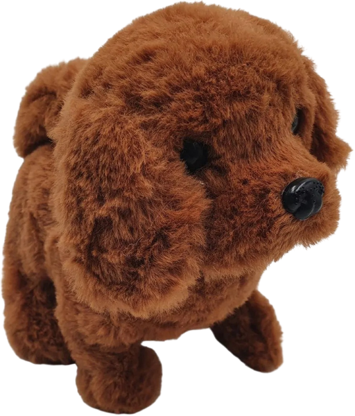 Plush Puppy Toy Brown