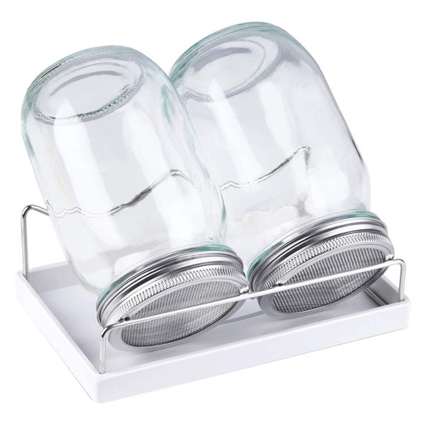 Kitchen Garden Bean Seeds Sprouting Germination Mason Jar Kit 4 Set (17cm)