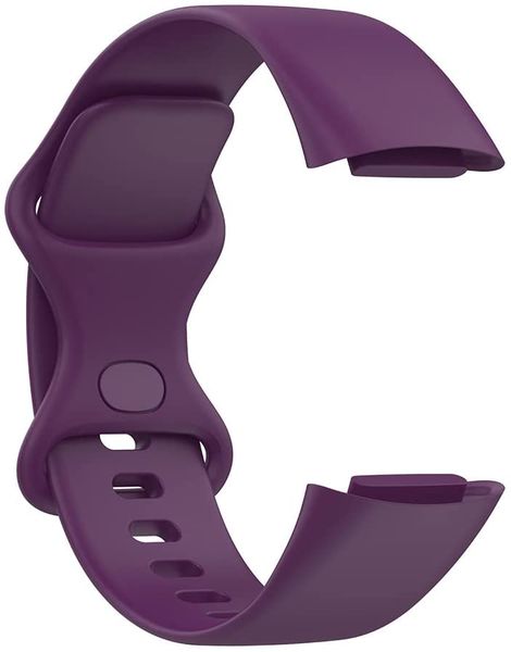 Silicone Strap for Fitbit Charge 5 One Size Fits All-Purple