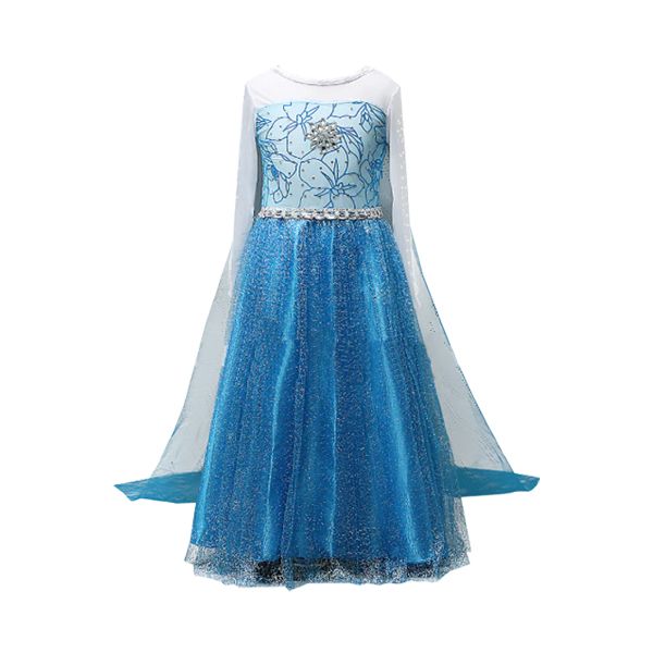 Girls Frozen - Elsa Dress Up Costume