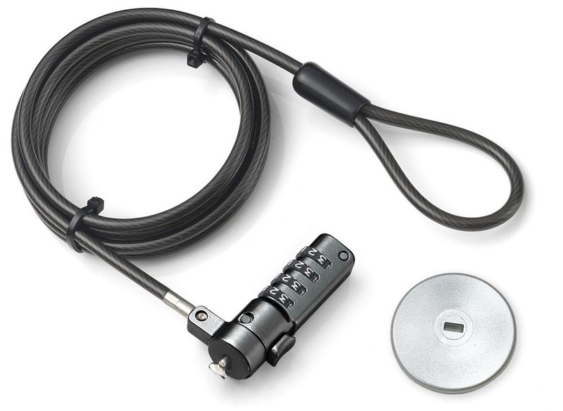 RCT 4-digit combination universal notebook security lock