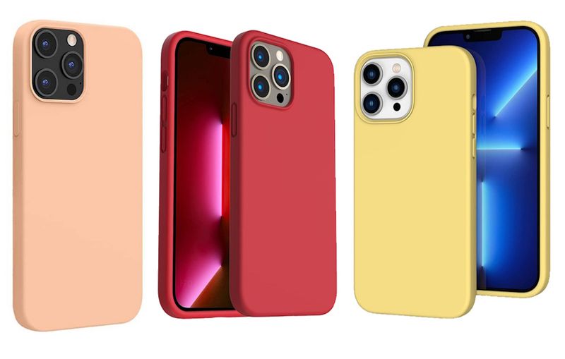 Soft Silicone Protective Cases For iPhone 14 Pro &amp; Pro Max - Pack Of 3