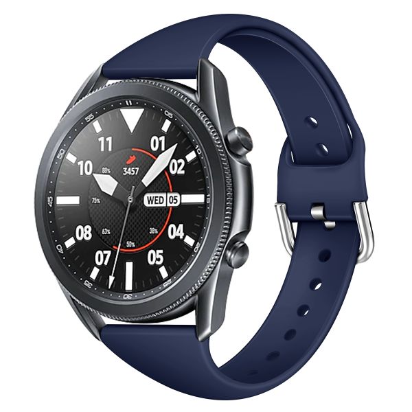Silicone Watch Band Compatible With Samsung Galaxy Watch 3 - 41mm - Navy