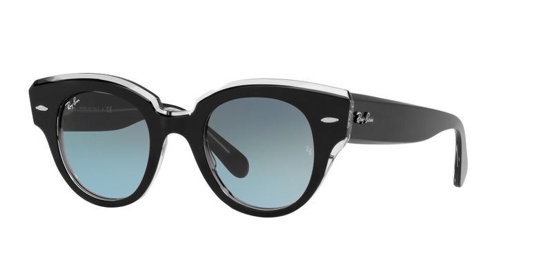 Ray-Ban Wayfarer II Classic - Polished Black/Blue Non-Polarized