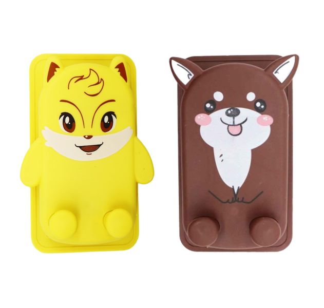 2PCS Cute Portable Cellphone Tablet Desktop Holder for Phone &amp; Tablet - A