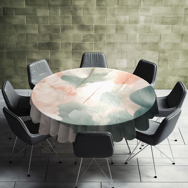 Soft Elegence Round Tablecloth