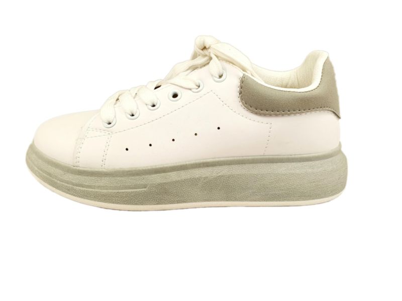 KG - POW01 - White PU/Grey