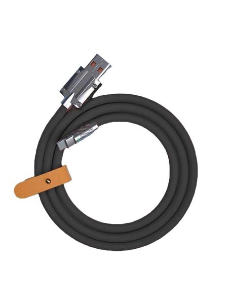 Heavy Duty: 120w 6a Super Fast Charge Type-C Liquid Silicone Cable
