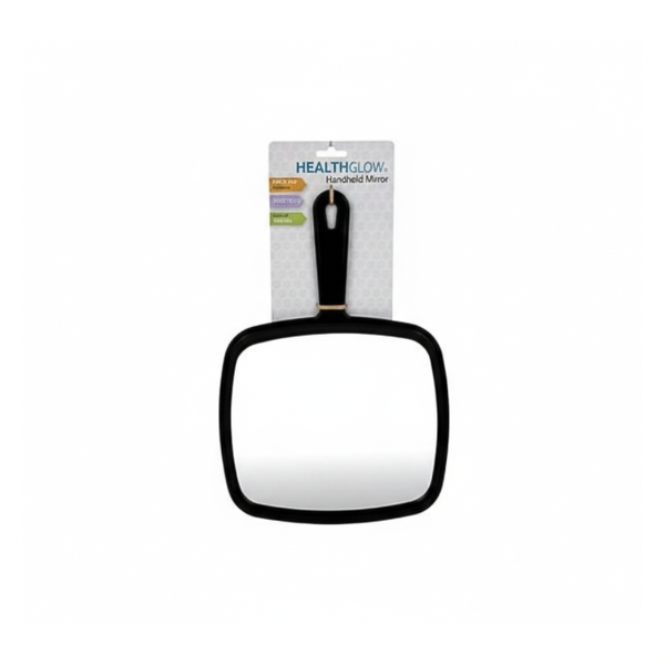 Stylish Handheld Plastic Mirror 23 x 31cm