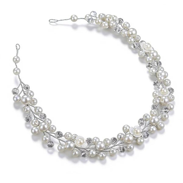 Bridal Flower Wedding Hair Pins Crystal Pearl Hair Combs Clips Headpiece