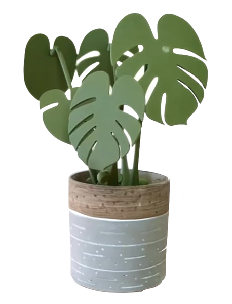 Decor Non-Slip Magnetic Tropical Leaf Coaster Plant