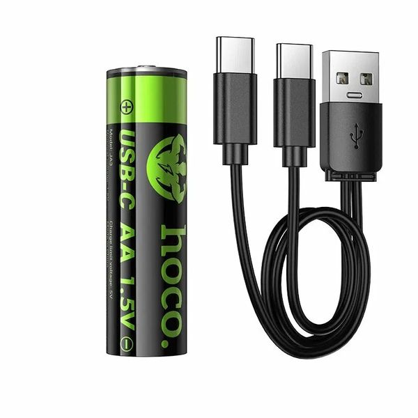 AA Rechargeable Lithium Batteries 2 Pack - Long-Lasting 1.5V Power JA3