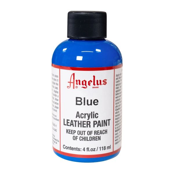 Angelus Acrylic Leather Paint - Blue 4oz