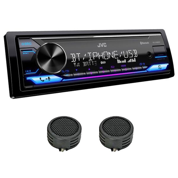 JVC KD-X482BT Digital Receiver Media Player &amp; Evo Tweeters