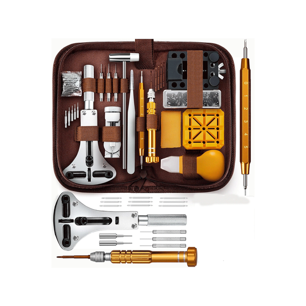 149-Piece Professional Watch Repair Tool Kit - Battery Replacement, Strap