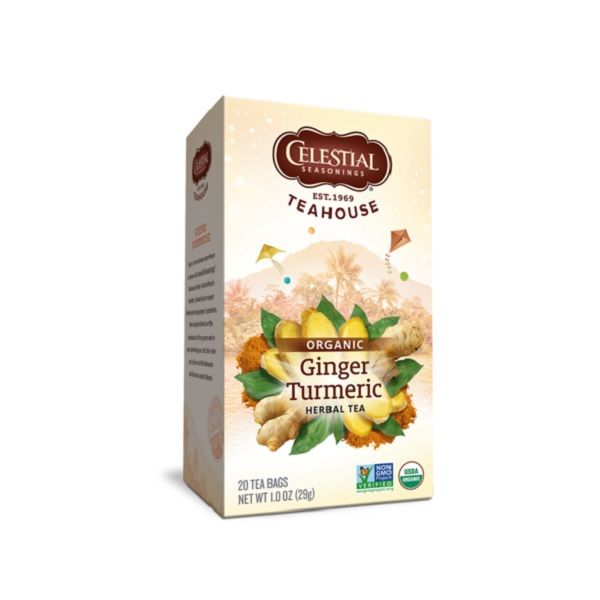 Celestial Seasonings Organic Ginger Turmeric Herbal Tea Buy Online