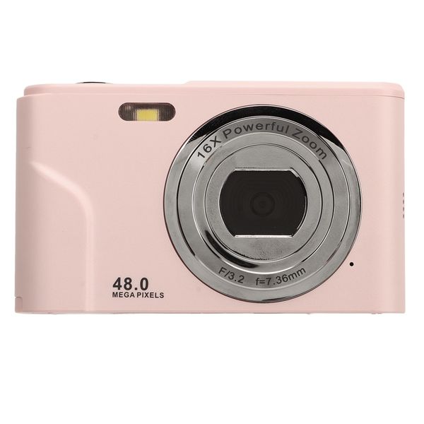 Pocket Digital Camera, 48MP, 16X Zoom, 1080P HD, 2.4" IPS, Mini