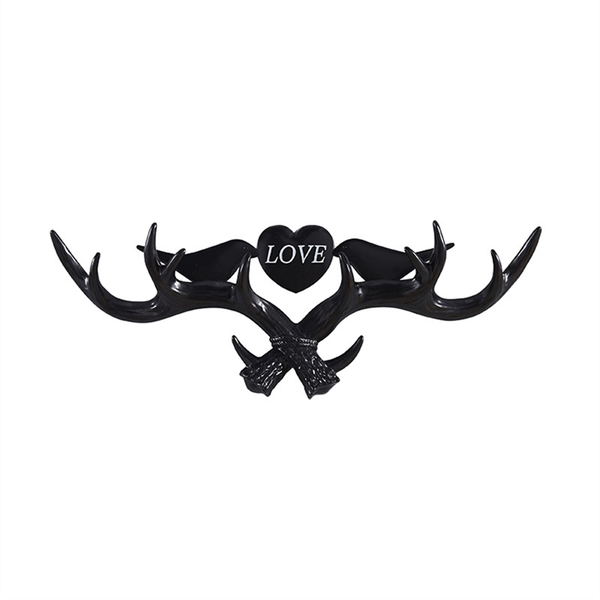 Love Deer Hook, Clothes Hooks for Hanging Bags and Keys Without Punching De