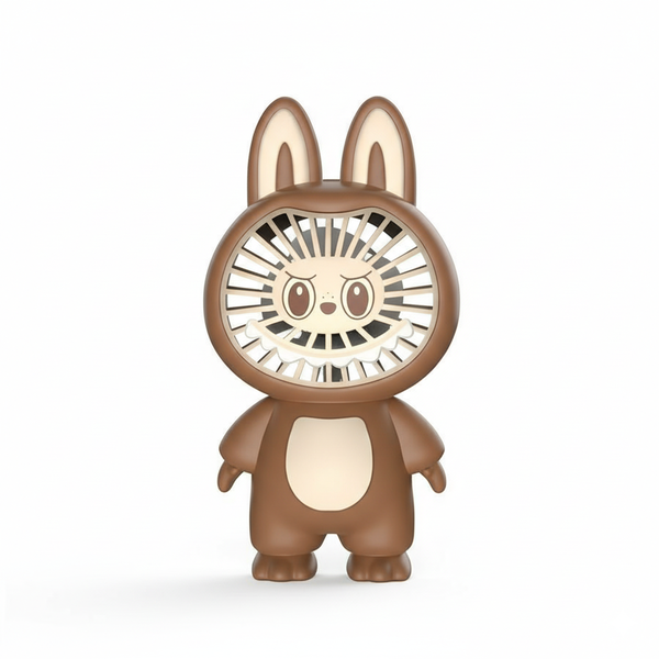 Cute Bunny Monster Travel Handheld/Standing Fan In 3 Colors