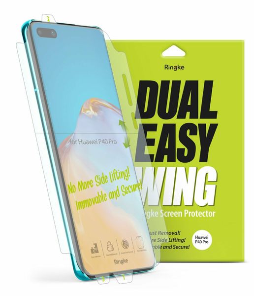 Dual Easy Wing Film (2 Pack) Screen Protector for Huawei P40 Pro