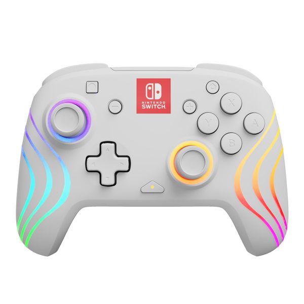 PDP Afterglow Wave Wireless Controller (White)- Switch