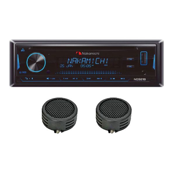Nakamichi NQ921B DVD Bluetooth / USB / RDS Front Loader &amp; Evo Tweeters