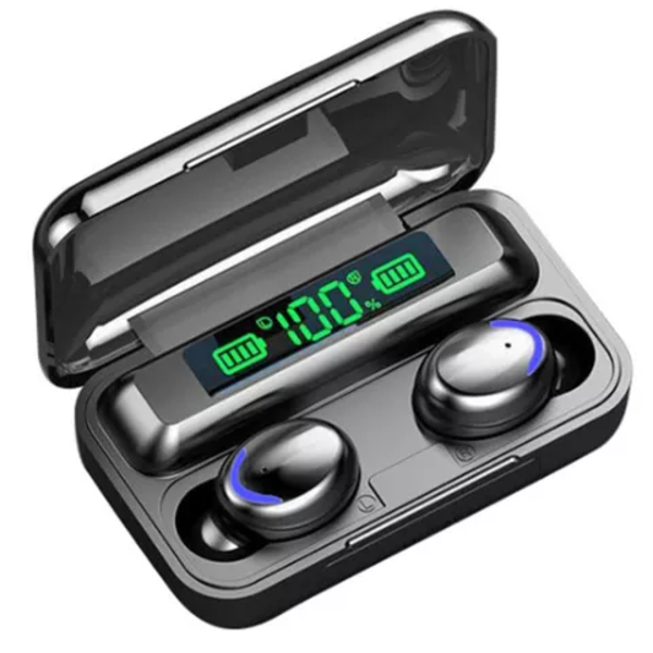 True Wireless Earbuds with Power Bank Charging Case