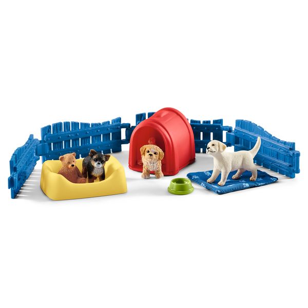 Schleich - Farm World - Puppy Pen