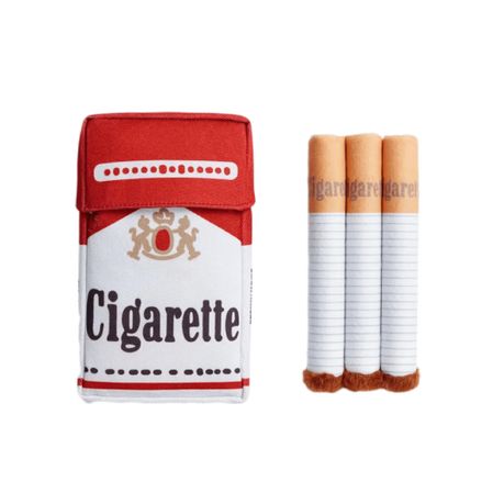 Carton Cigarette Squeaky Dog Toy Set Image