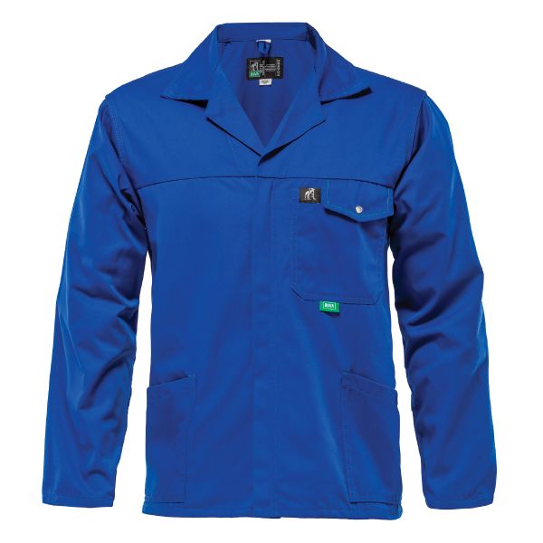 Bova Overall Jacket Royal Blue 65/35 Polycotton Size 50