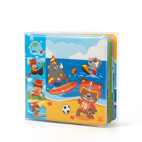 Toddler Quiet Study Book: Animal Sports Learning Toy