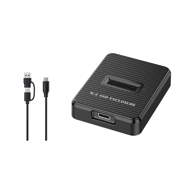 10Gbps External SSD Enclosure with USB C 2in1